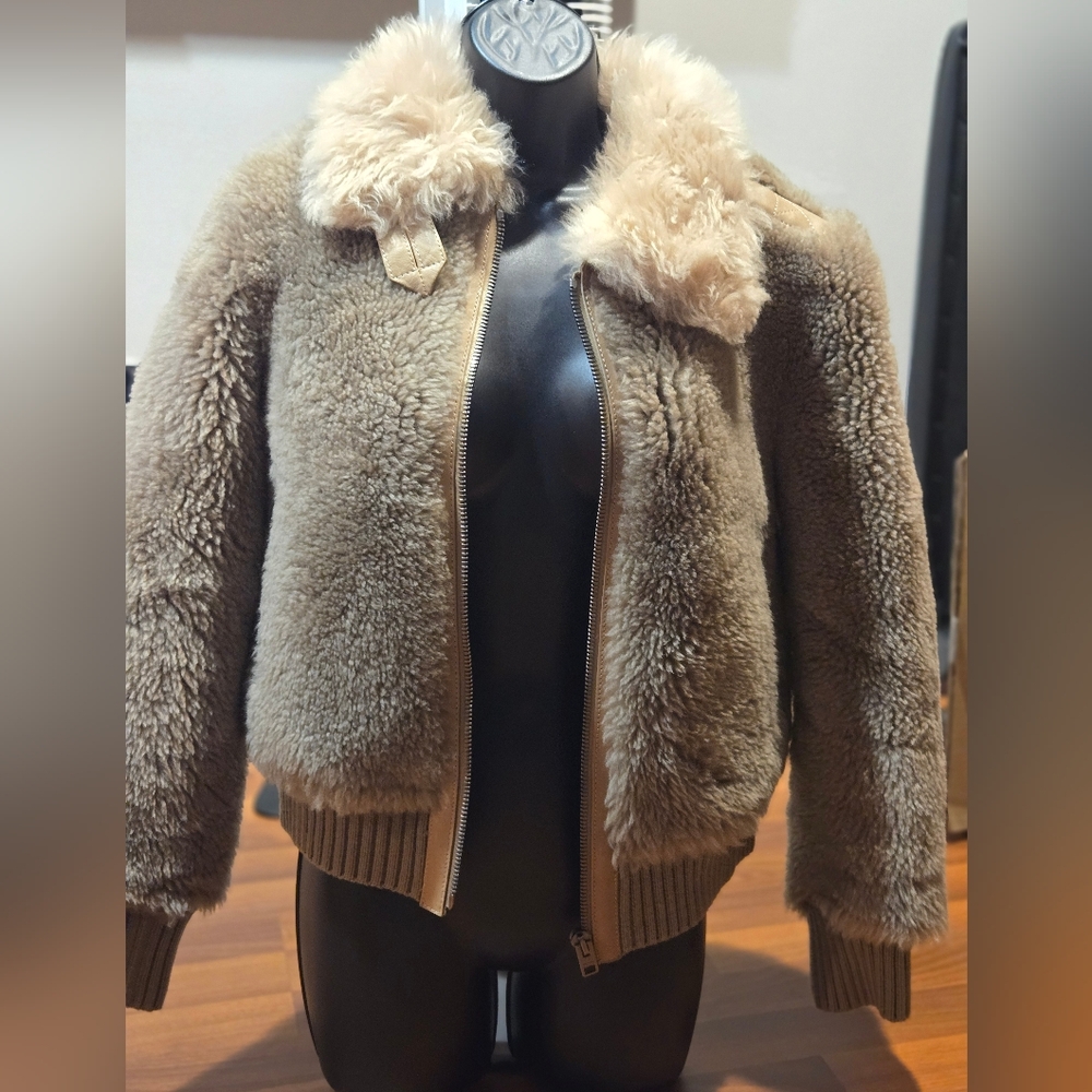 Coach Shearling Bomber